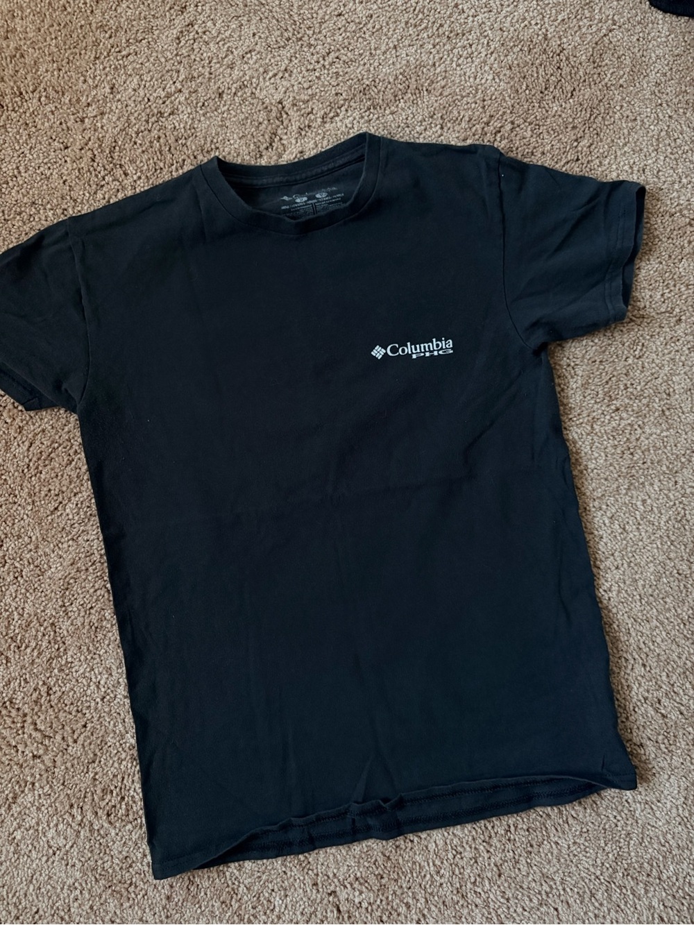 Columbia Black Short-Sleeve Logo Tee